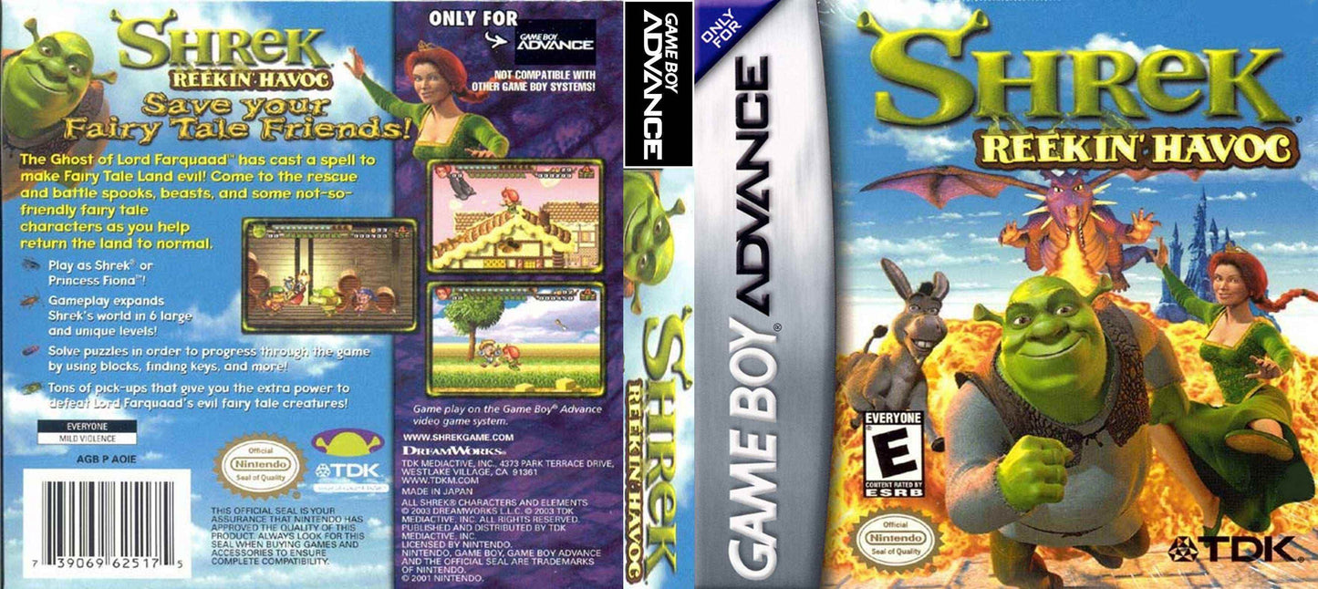 Shrek Reekin' Havoc Cover Art - WOI Solutions