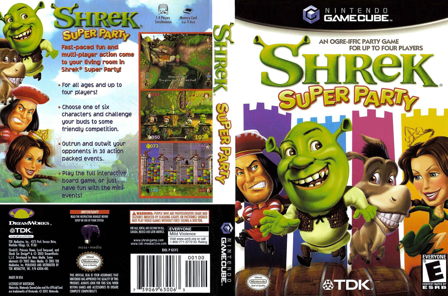 Shrek Super Party Cover Art - WOI Solutions