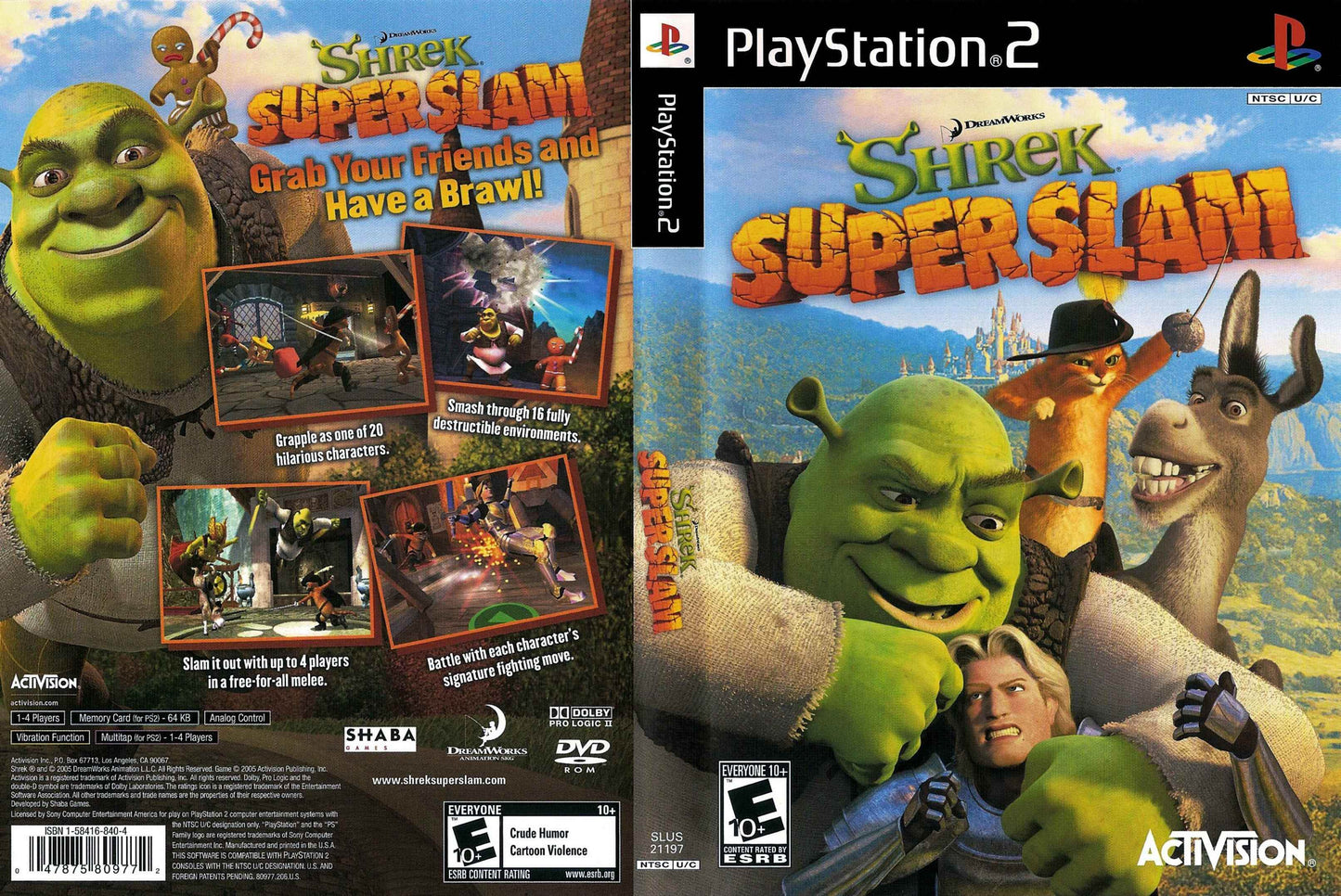 Shrek Super Slam Cover Art - WOI Solutions