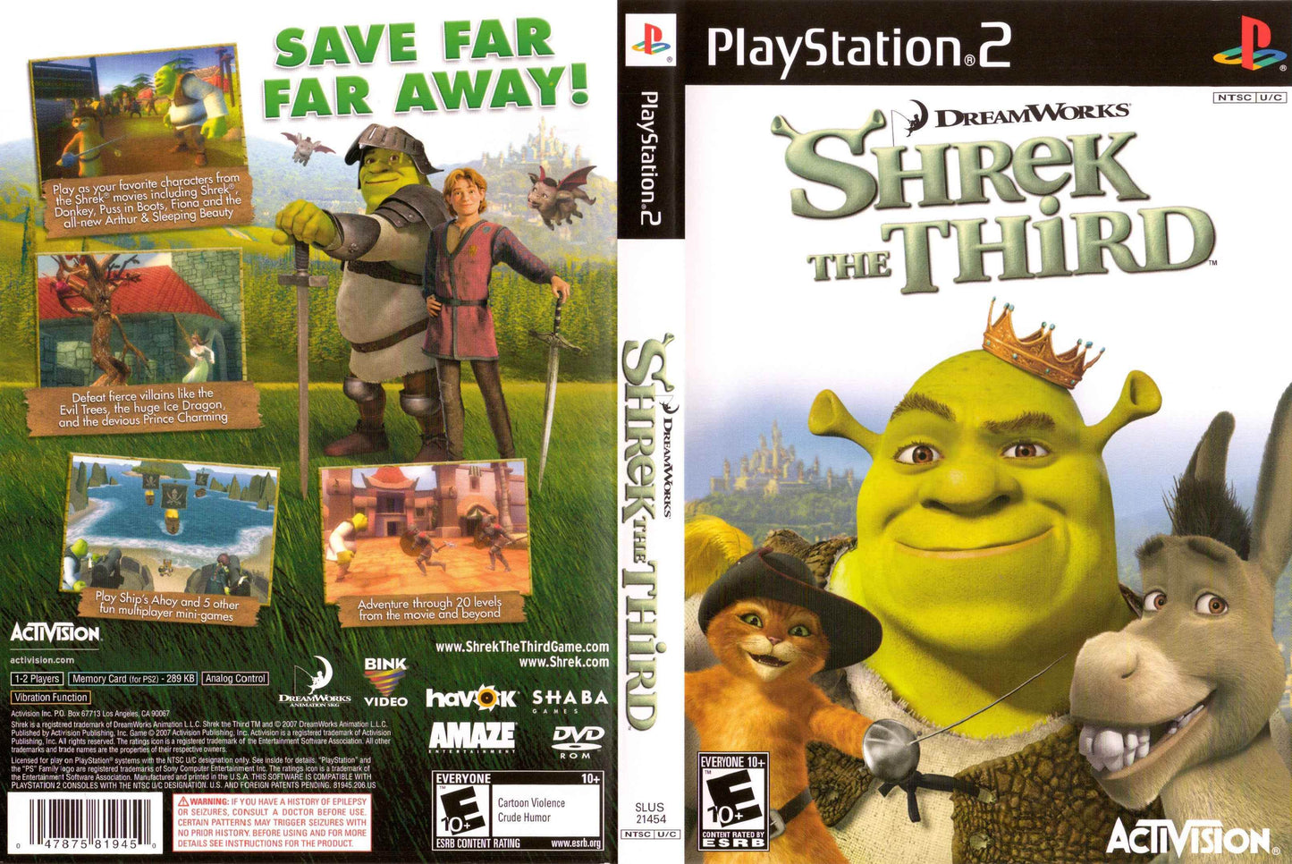 Shrek The Third Cover Art - WOI Solutions