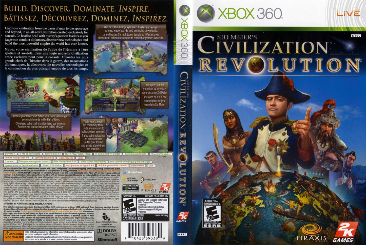 Sid Meier's Civilization Revolution Cover Art - WOI Solutions