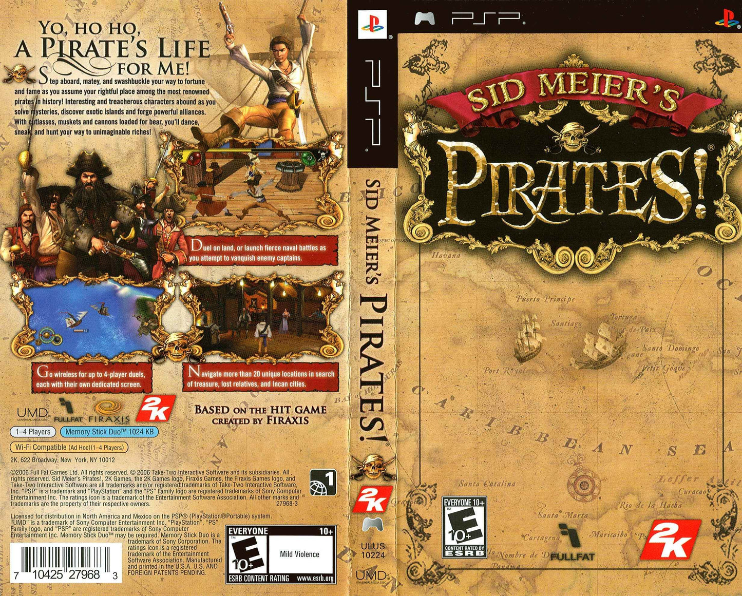 Sid Meier's Pirates! Cover Art - WOI Solutions