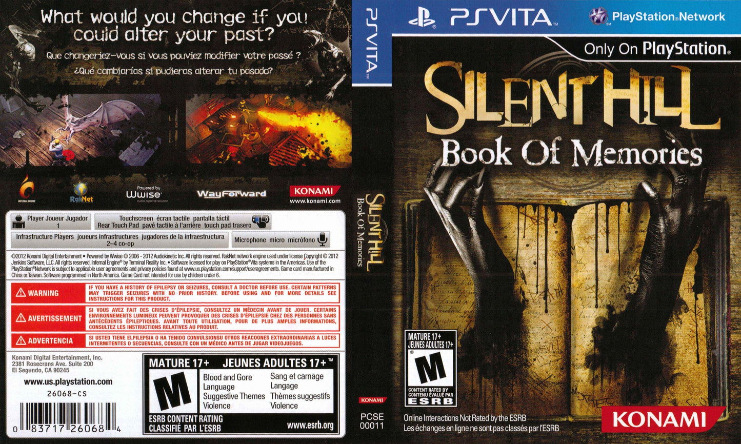 Silent Hill Book of Memories Cover Art - WOI Solutions
