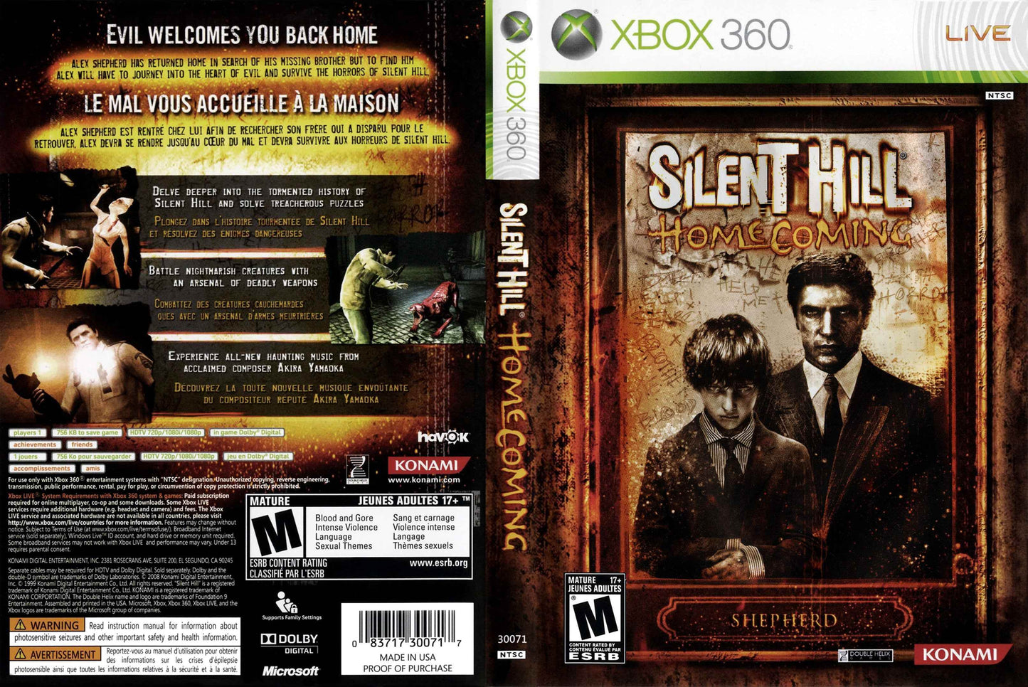 Silent Hill Homecoming Cover Art - WOI Solutions