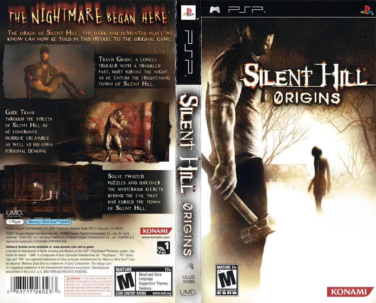 Silent Hill Origins Cover Art - WOI Solutions