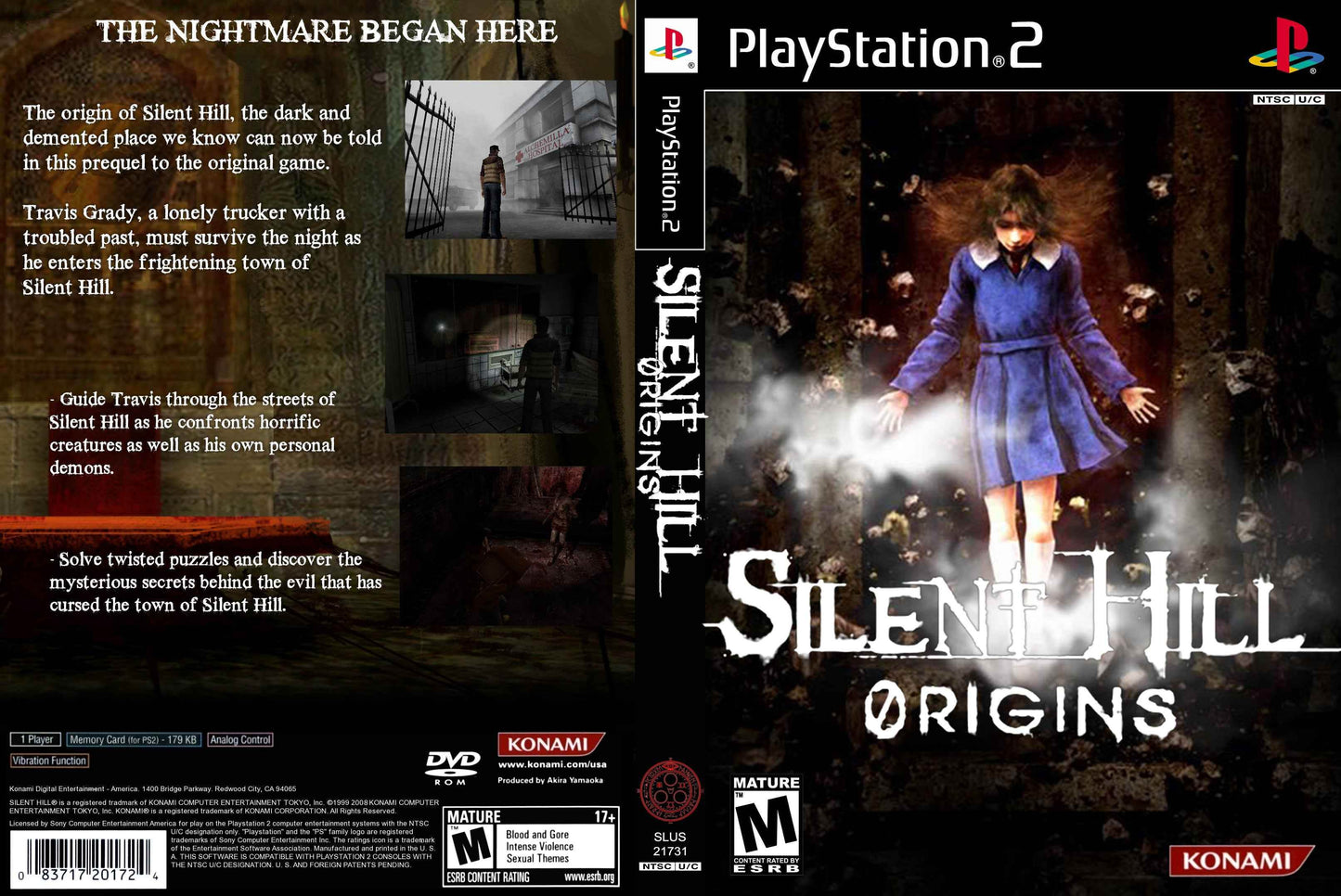 Silent Hill Origins Cover Art - WOI Solutions