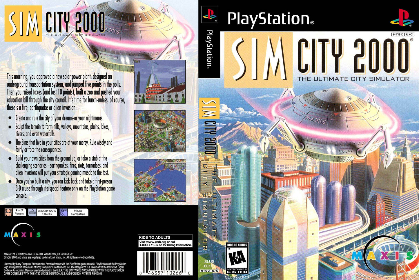 Sim City 2000 Cover Art - WOI Solutions
