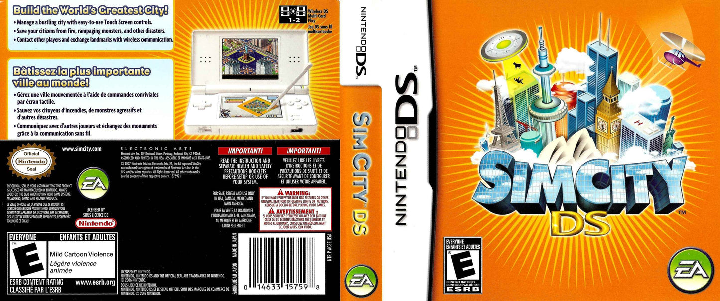 SimCity DS Cover Art - WOI Solutions