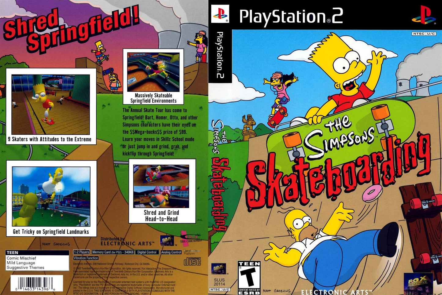 Simpsons Skateboarding, The Cover Art - WOI Solutions