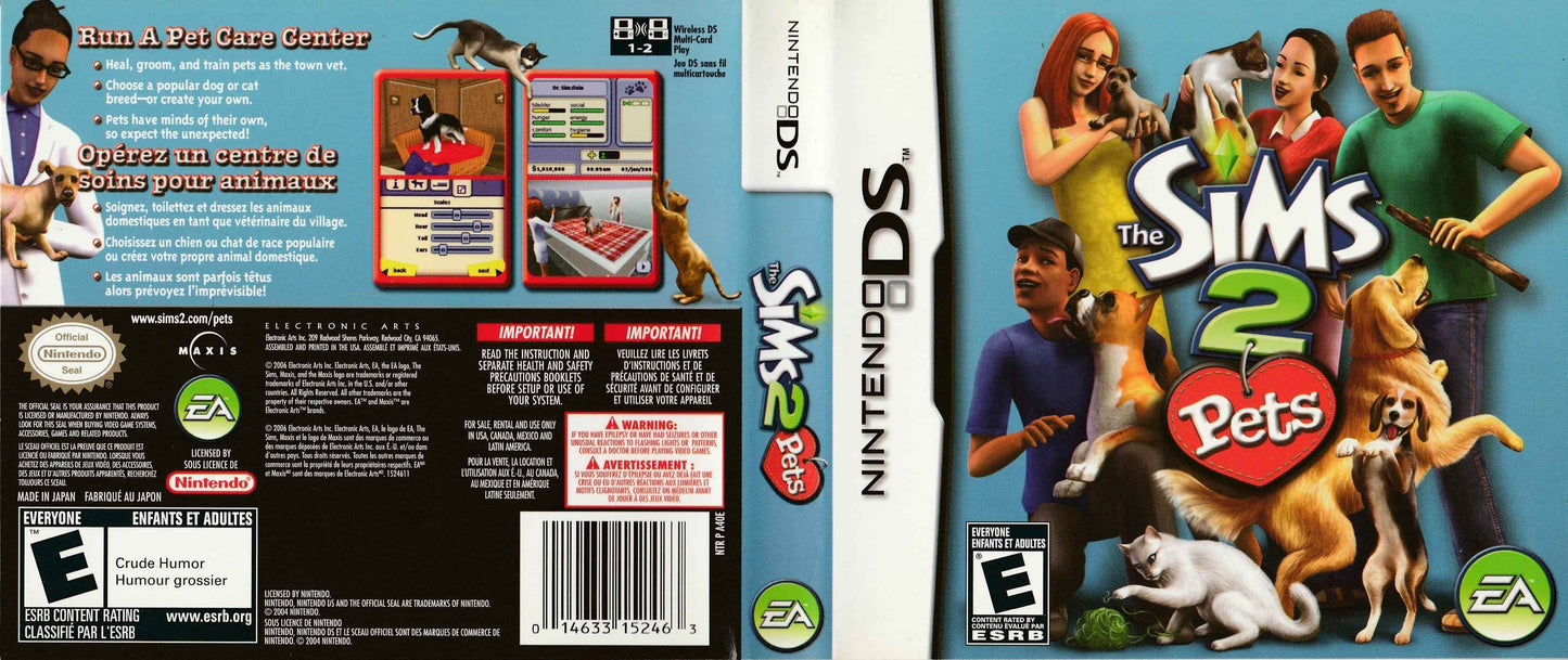 Sims 2 Pets, The Cover Art - WOI Solutions