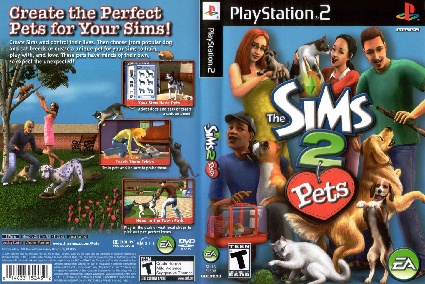 Sims 2 Pets, The Cover Art - WOI Solutions