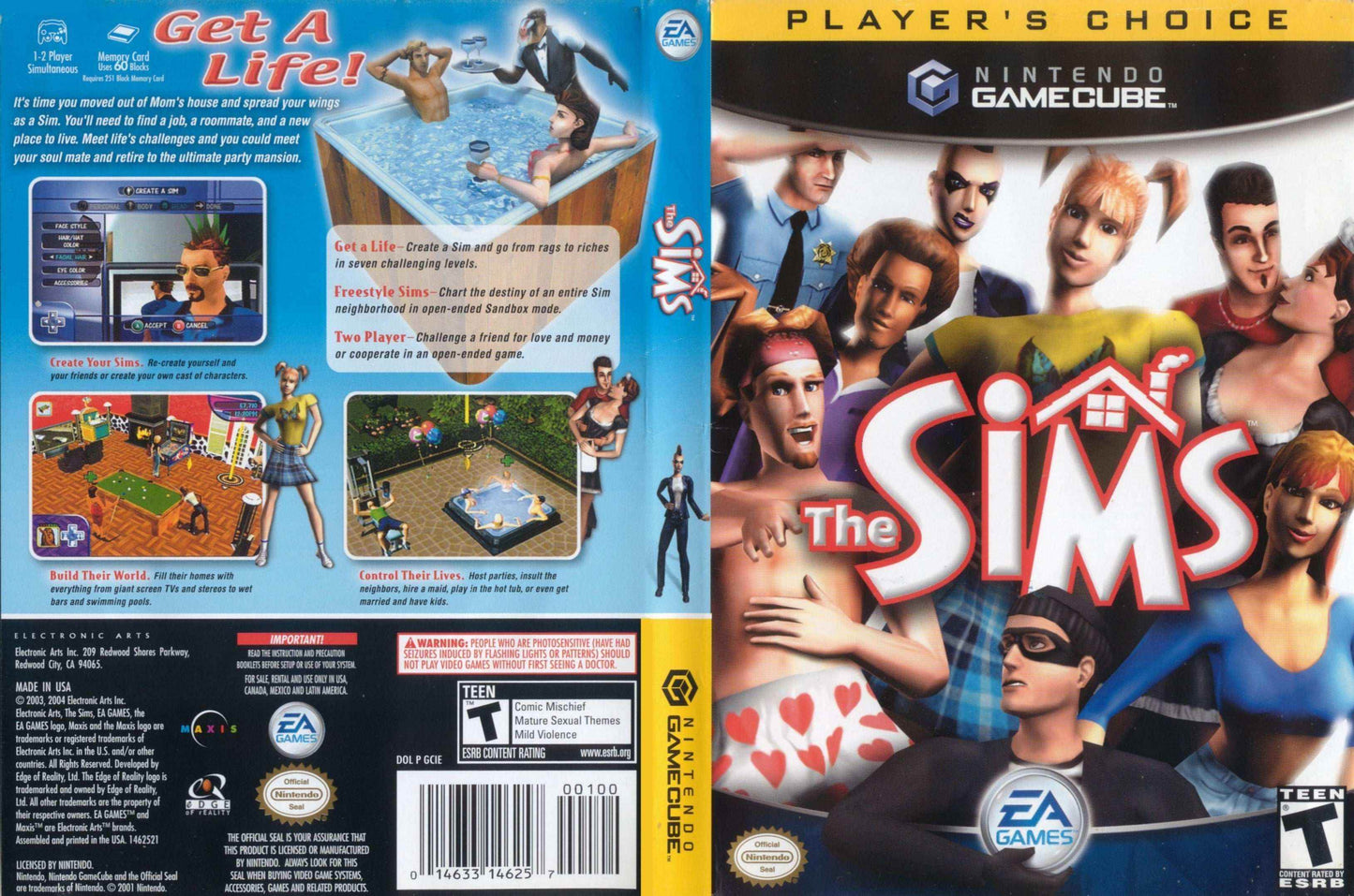 Sims, The Player's Choice Cover Art - WOI Solutions