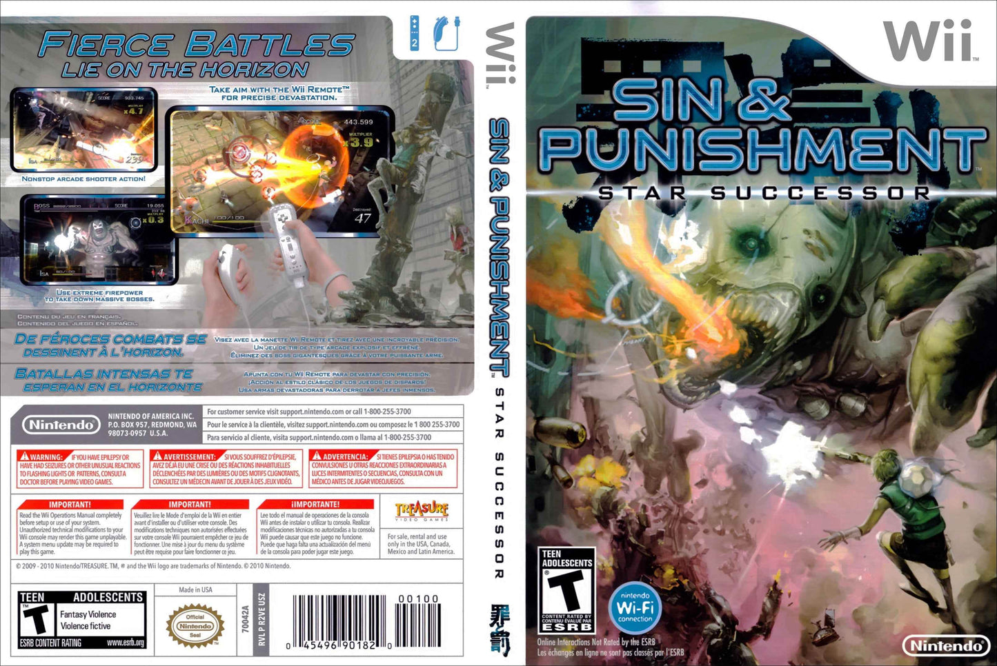 Sin & Punishment Star Successor Cover Art - WOI Solutions
