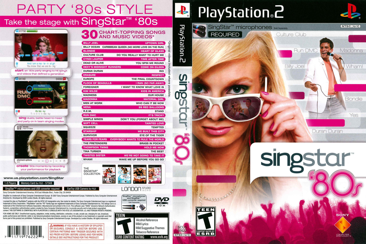 SingStar '80s Cover Art - WOI Solutions