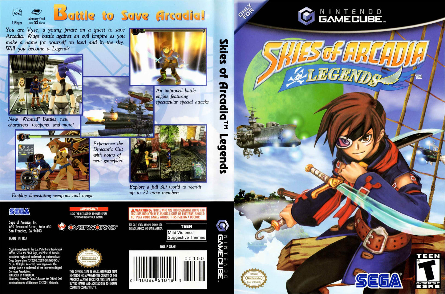 Skies of Arcadia Legends Cover Art - WOI Solutions