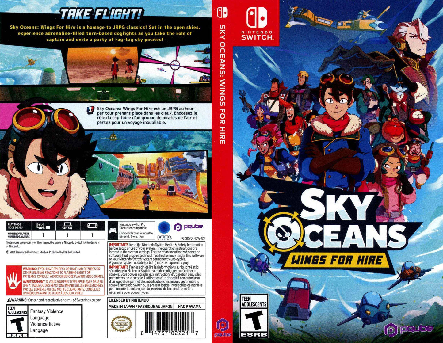 Sky Oceans Wings for Hire Cover Art - WOI Solutions