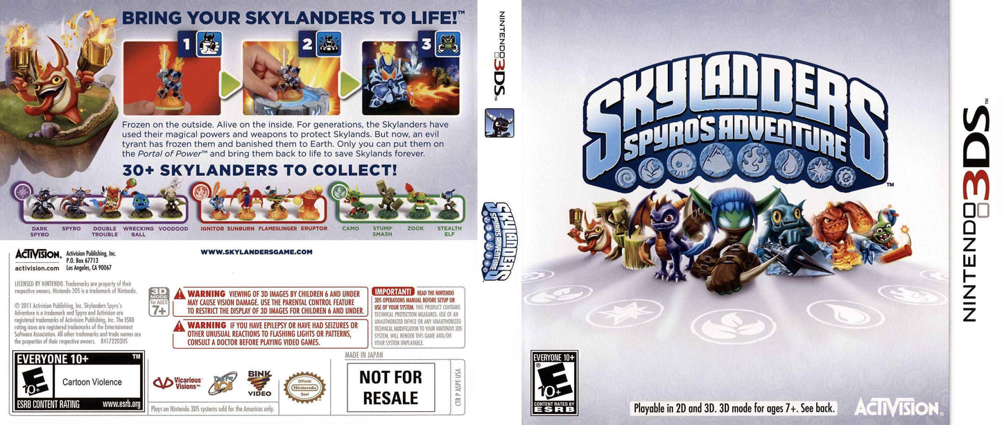 Skylanders Spyro's Adventure Cover Art - WOI Solutions