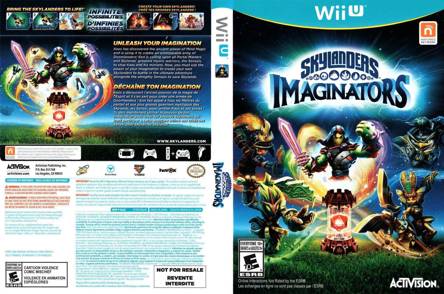 Skylanders Imaginators Cover Art - WOI Solutions