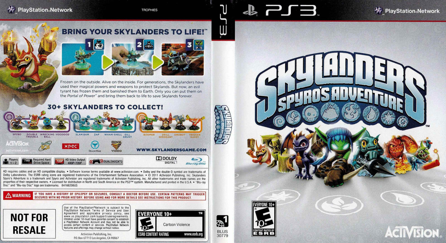 Skylanders Spyros Adventure Cover Art - WOI Solutions