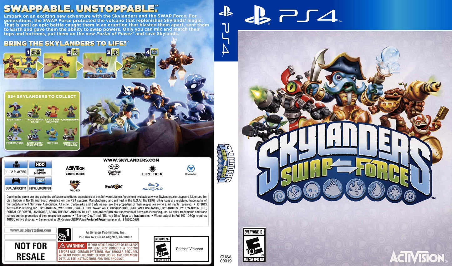 Skylanders Swap Force Cover Art - WOI Solutions