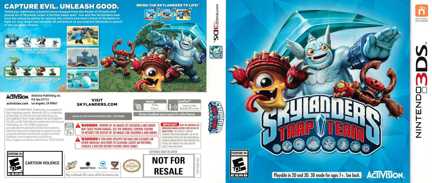 Skylanders Trap Team Cover Art - WOI Solutions