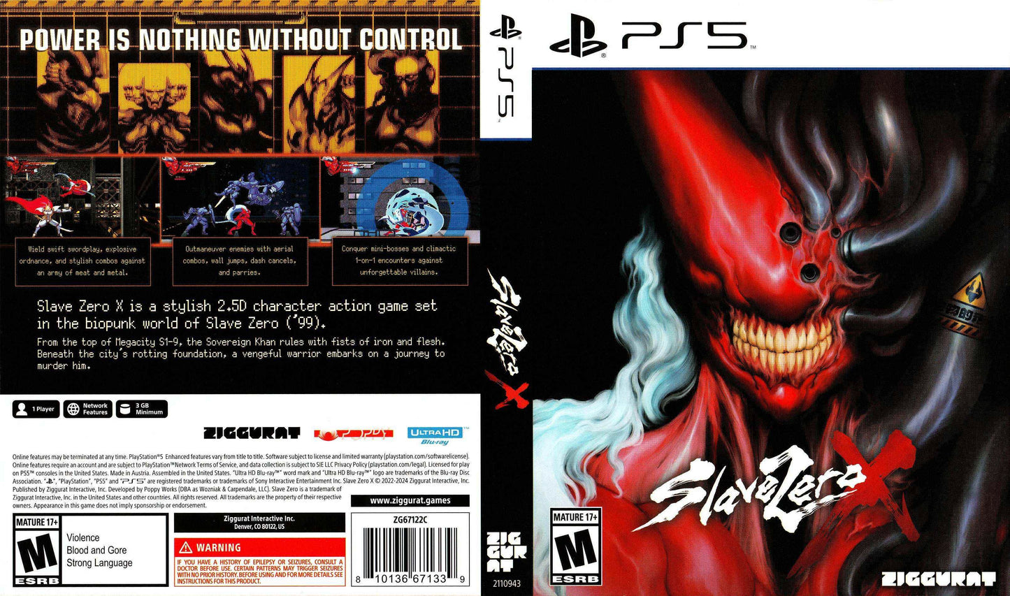 Slave Zero X Cover Art - WOI Solutions