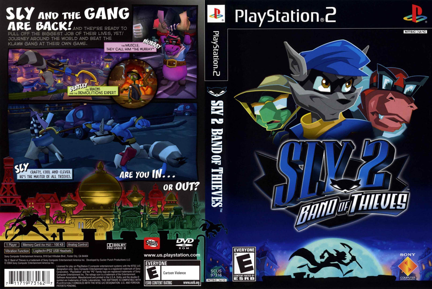 Sly 2 Band Of Thieves Cover Art - WOI Solutions