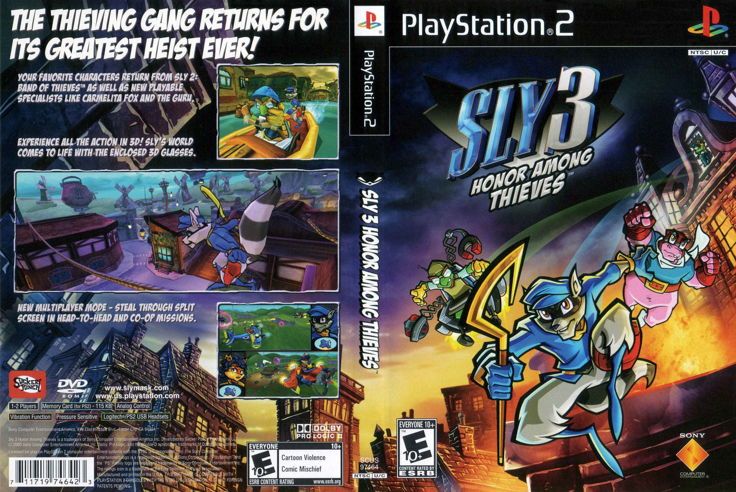 Sly 3 Honor Among Thieves Cover Art - WOI Solutions