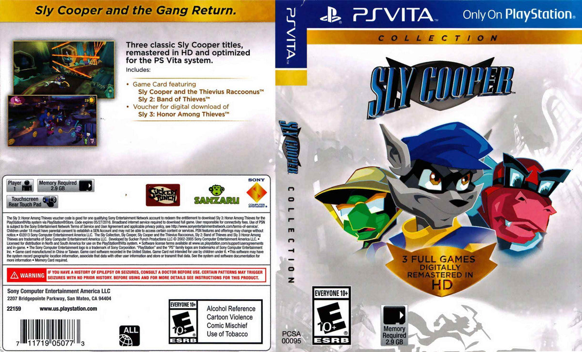 Sly Cooper Collection Cover Art - WOI Solutions