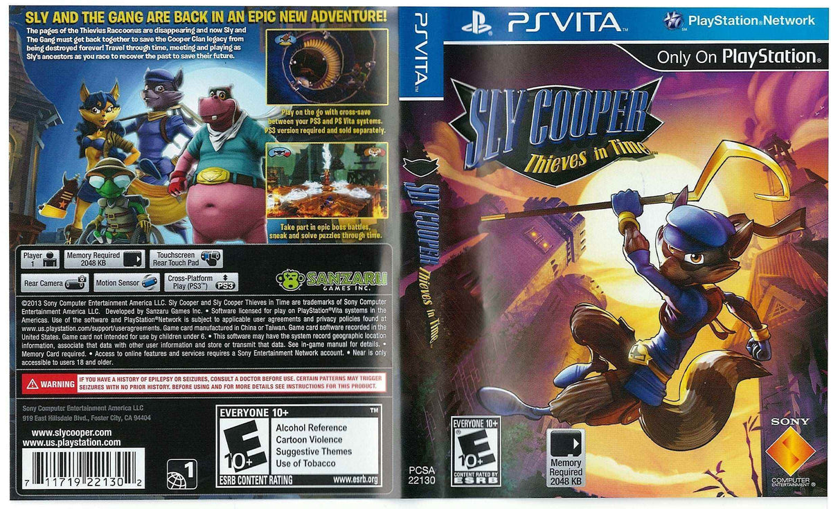 Sly Cooper Thieves in Time Cover Art - WOI Solutions