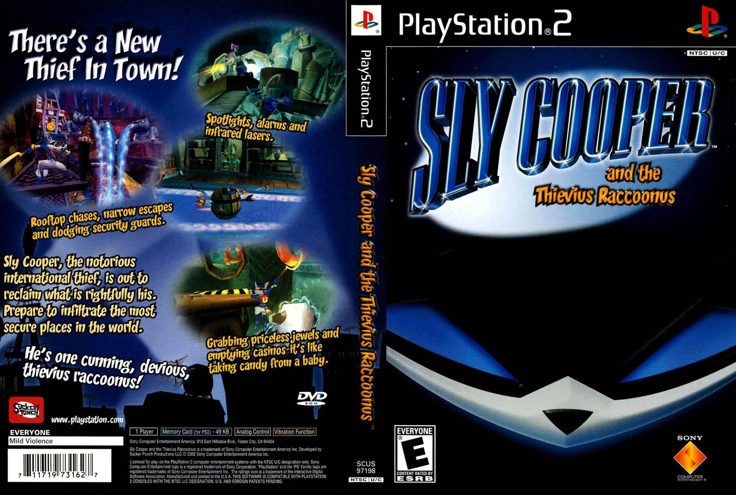 Sly Cooper and the Thevius Raccoonus Cover Art - WOI Solutions