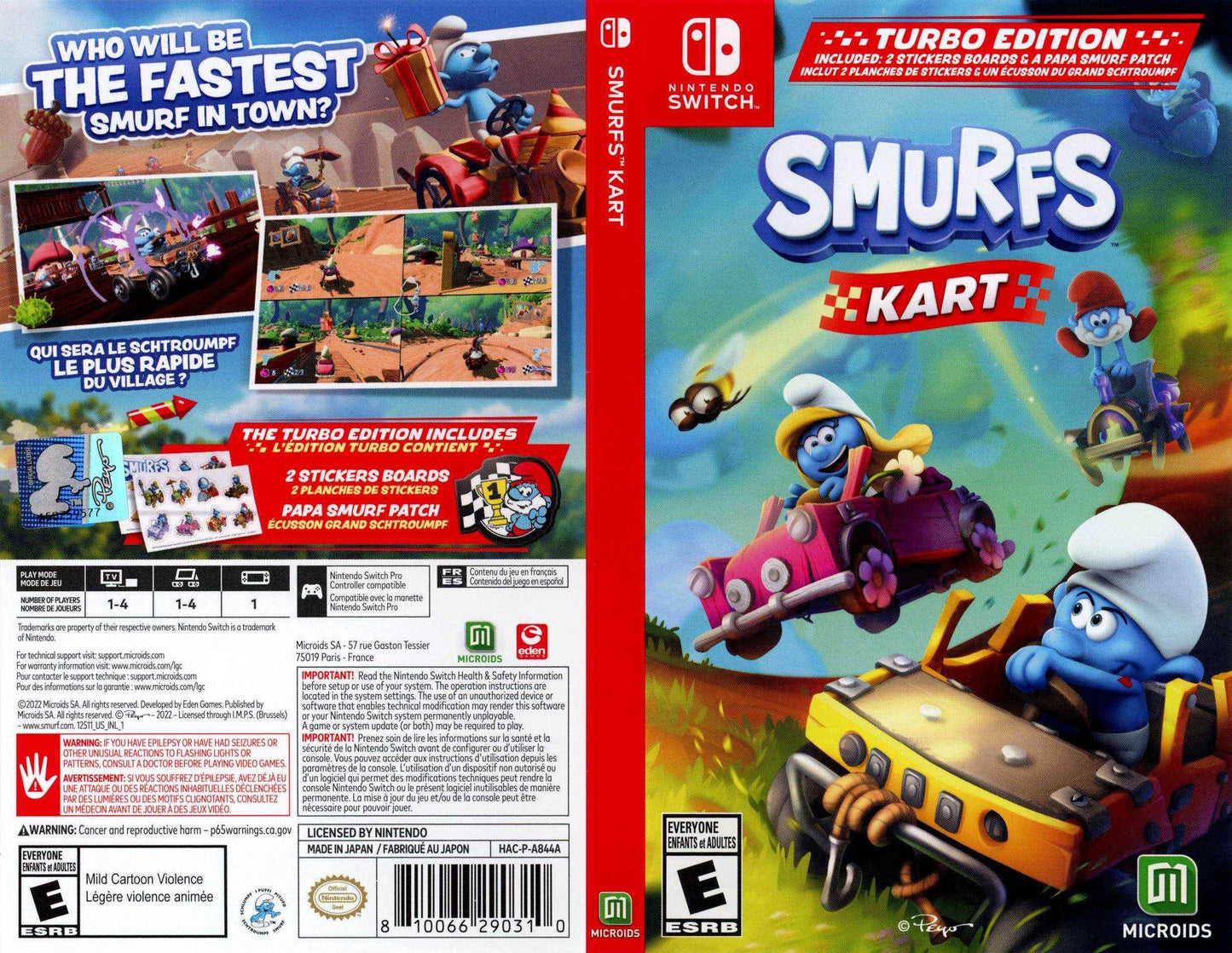 Smurfs Kart Cover Art - WOI Solutions