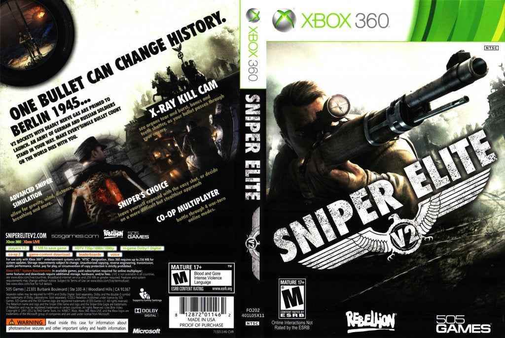 Sniper Elite Cover Art - WOI Solutions