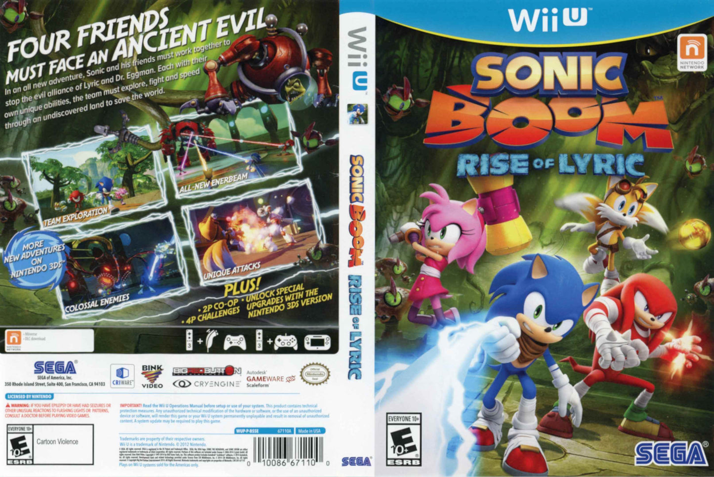 Sonic Boom Rise of Lyric Cover Art - WOI Solutions