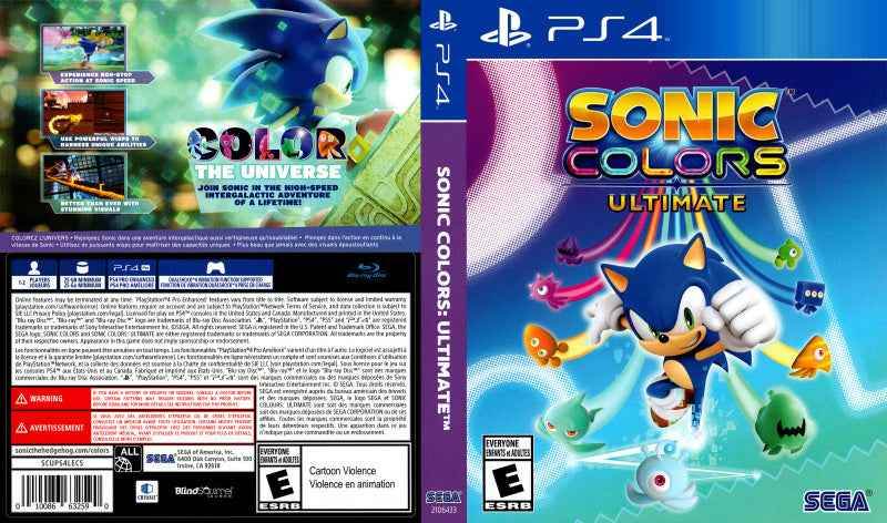 Sonic Colors - Ultimate Cover Art - WOI Solutions