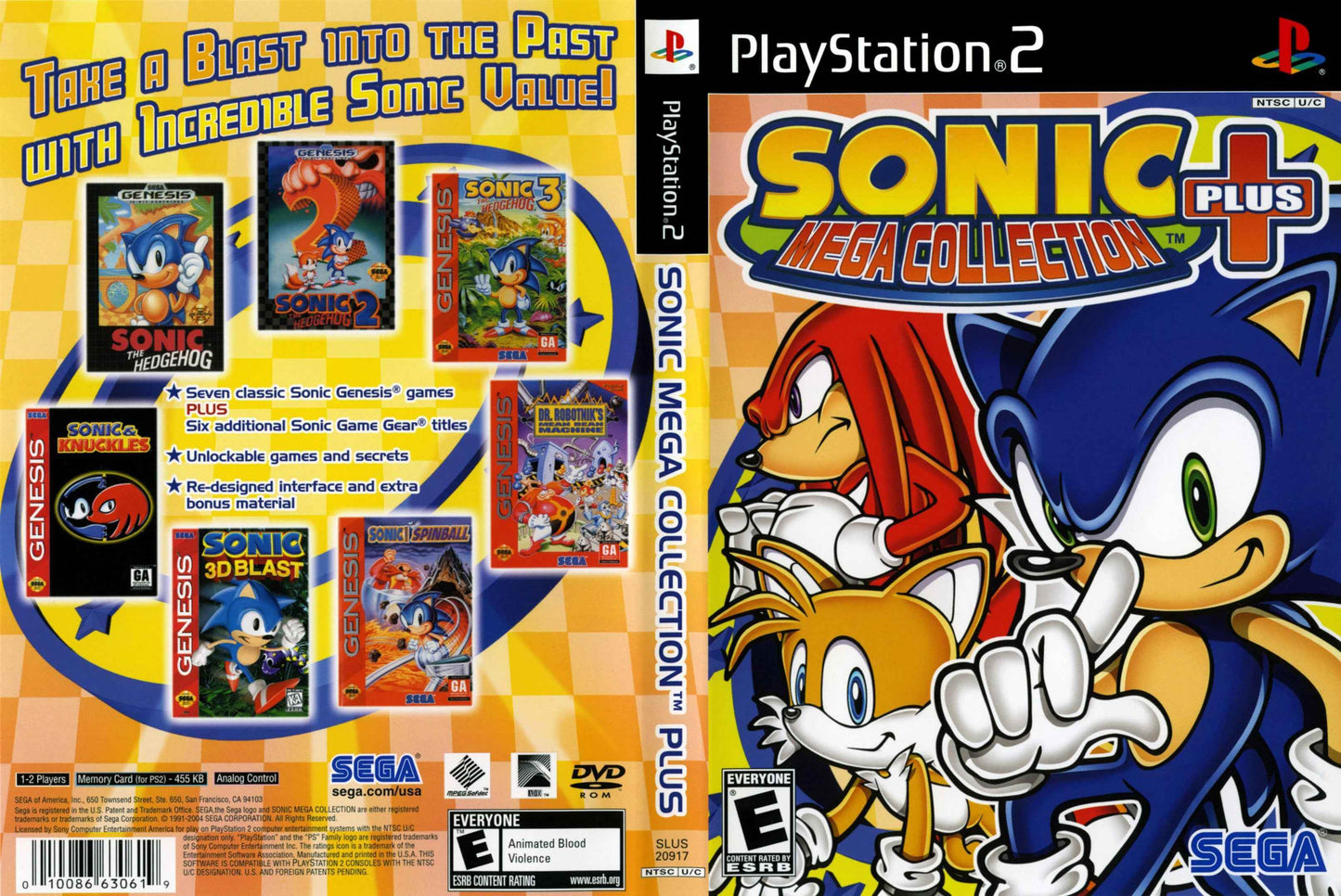 Sonic Mega Collection Plus Cover Art - WOI Solutions