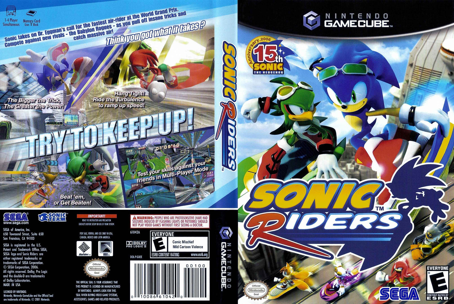 Sonic Riders Cover Art - WOI Solutions