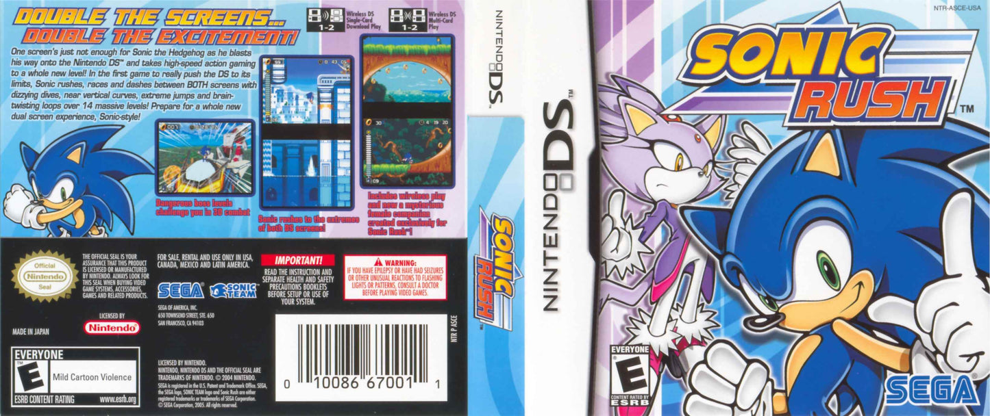 Sonic Rush Cover Art - WOI Solutions