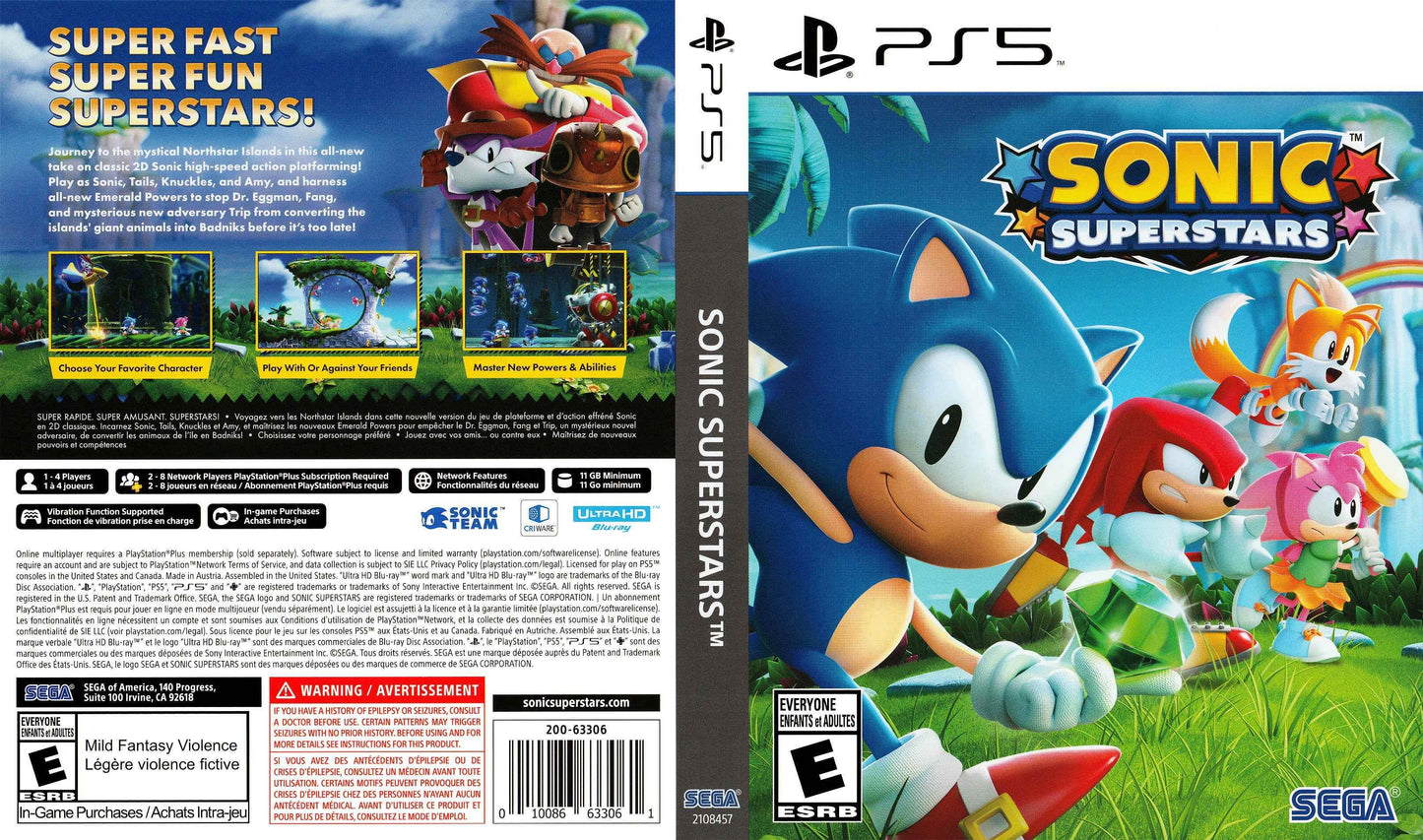 Sonic Superstars Cover Art - WOI Solutions