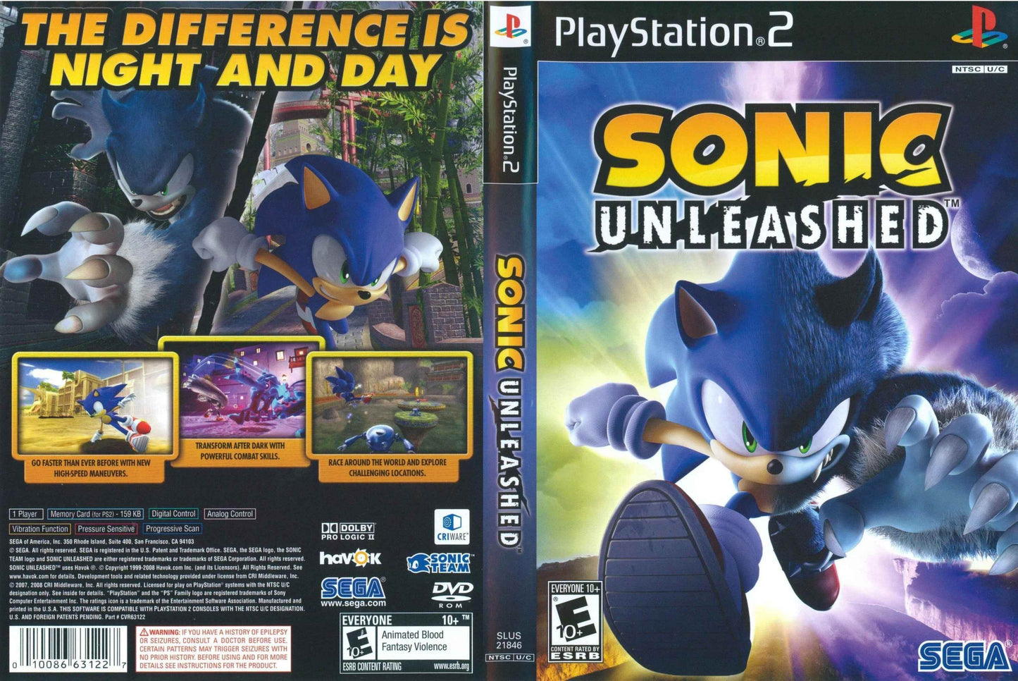 Sonic Unleashed Cover Art - WOI Solutions