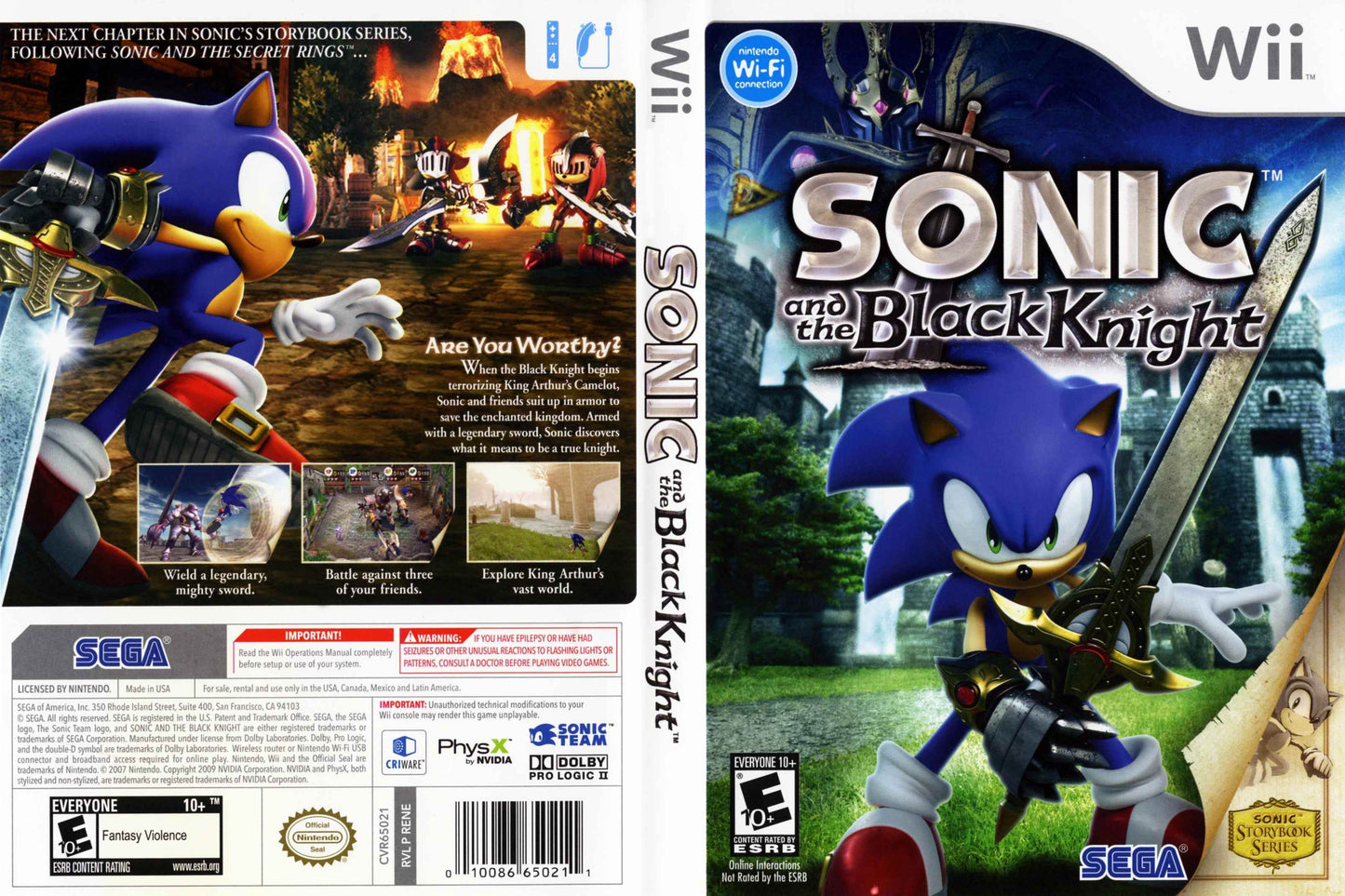 Sonic and the Black Knight Cover Art - WOI Solutions