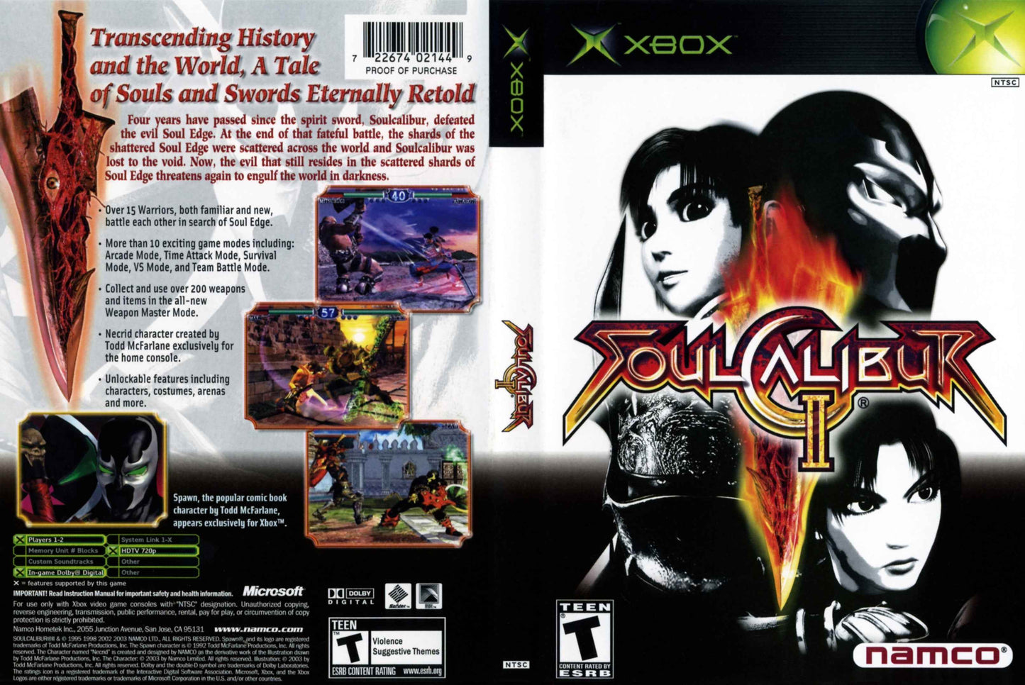 Soul Calibur II Cover Art - WOI Solutions