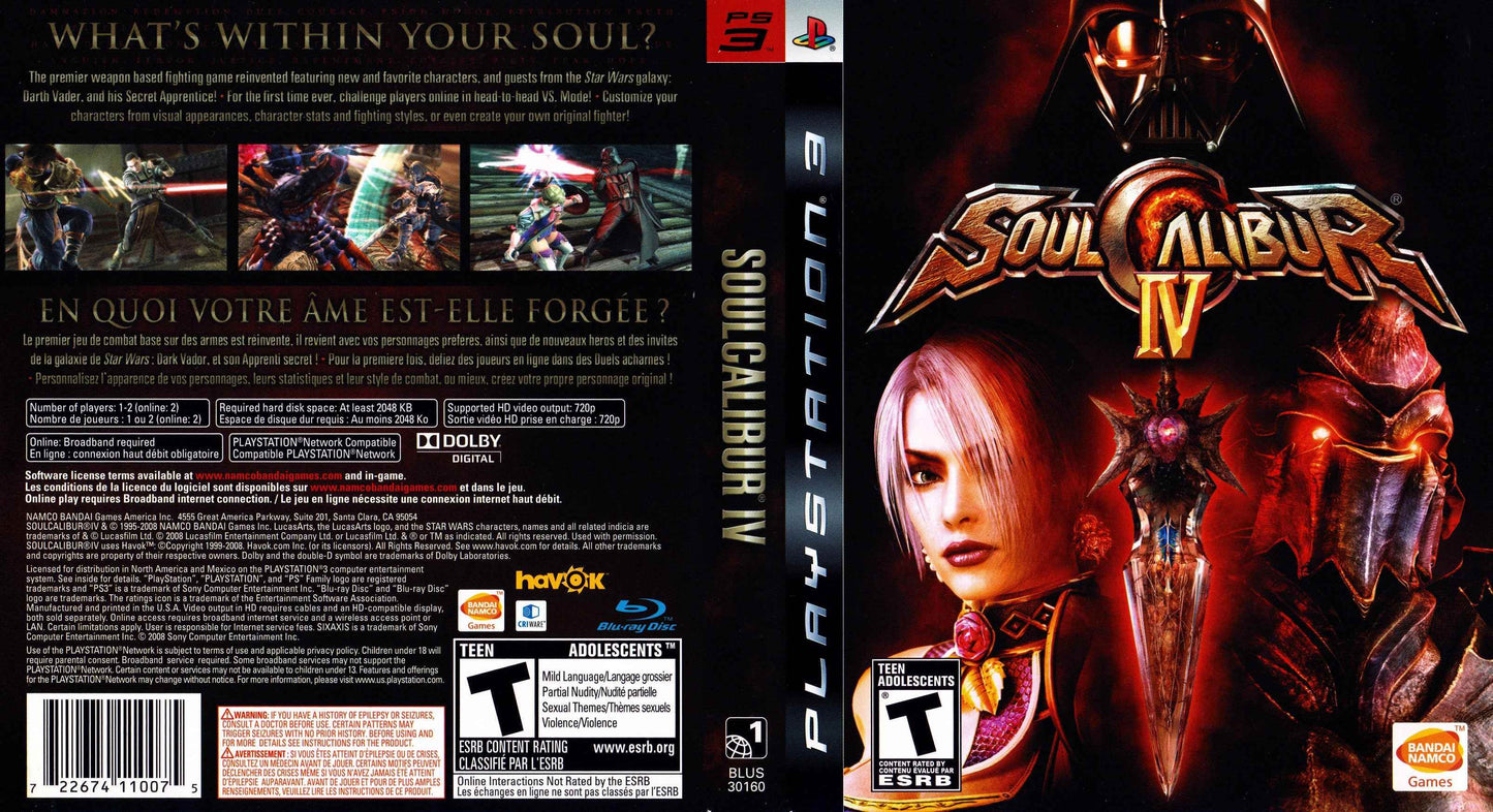 Soul Calibur IV Cover Art - WOI Solutions