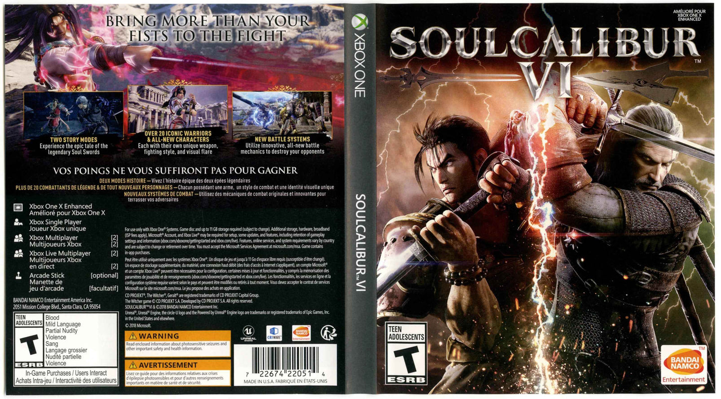 Soul Calibur VI Cover Art - WOI Solutions