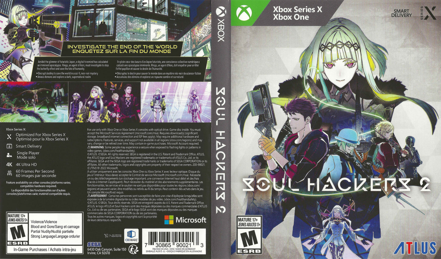 Soul Hackers 2 Cover Art - WOI Solutions