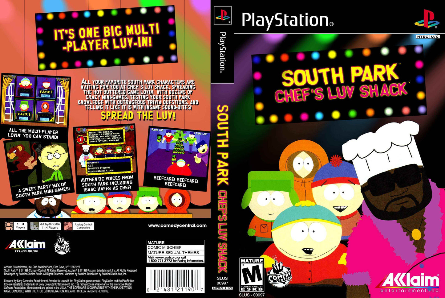South Park Chefs Luv Shack Cover Art - WOI Solutions