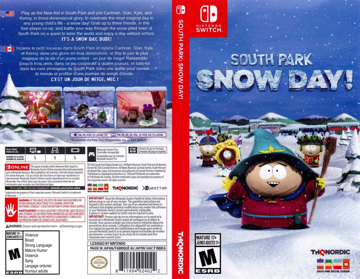 South Park Snow Day! Cover Art - WOI Solutions