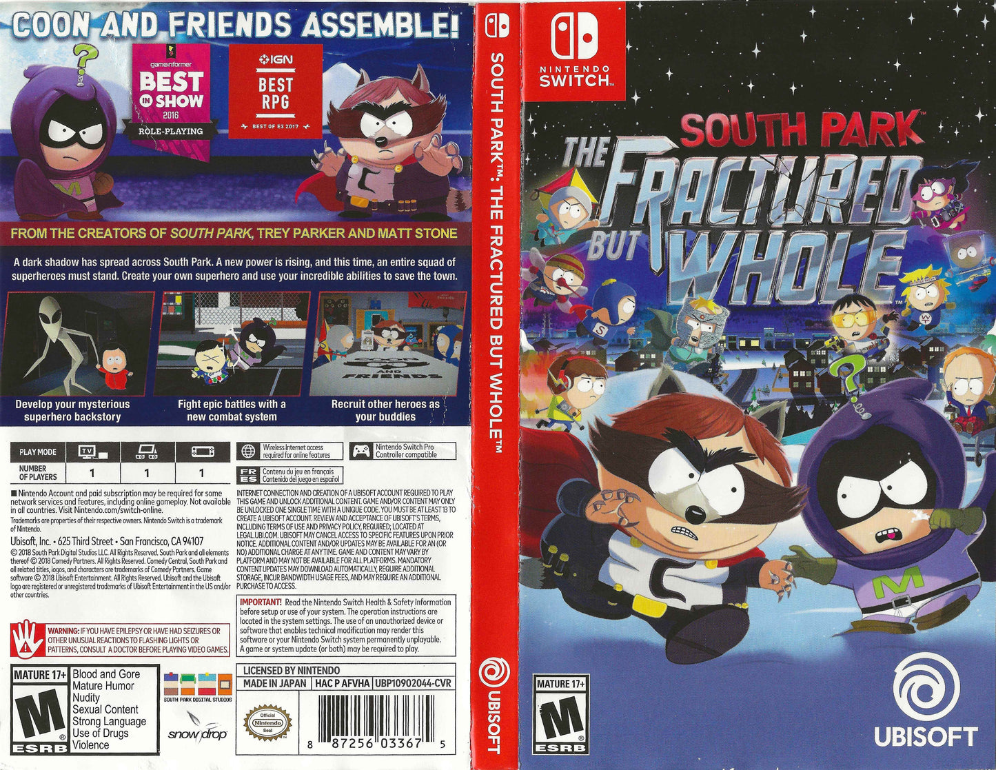 South Park The Fractured But Whole Cover Art - WOI Solutions