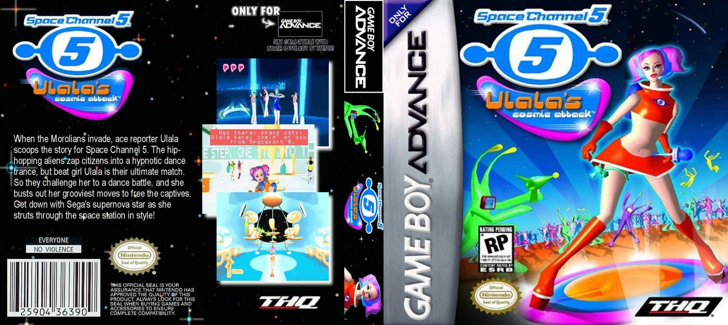 Space Channel 5 Ulalas Cosmic Attack Cover Art - WOI Solutions