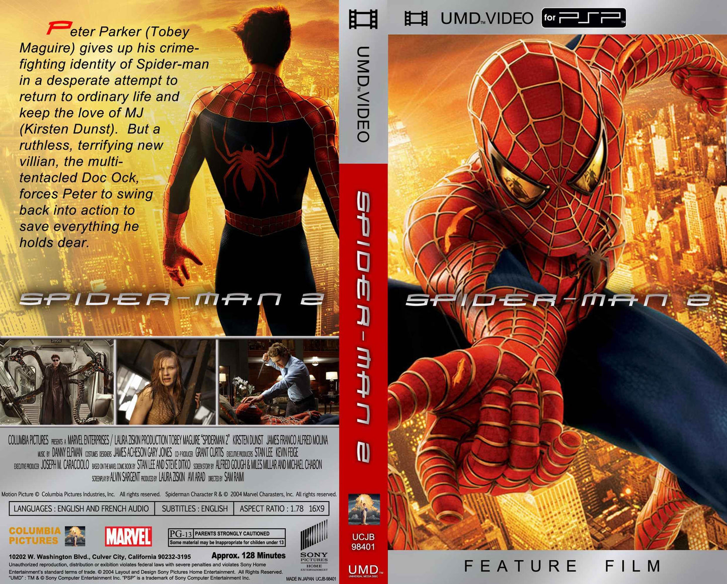 Spider-Man 2 UMD Cover Art - WOI Solutions